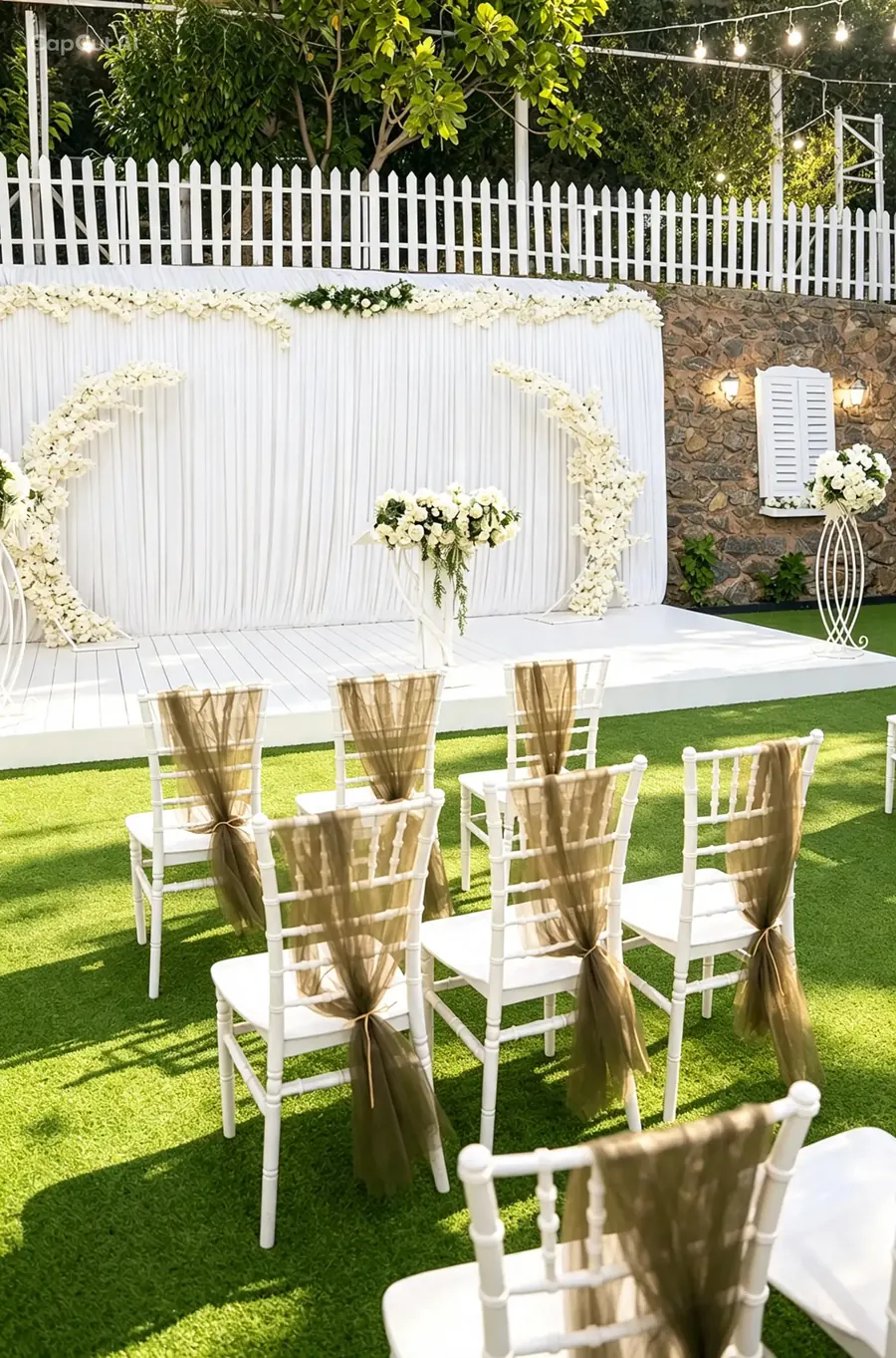 Nikah alanı, gündüz